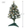 Mini PreLit Keepsake Flocked Tree
