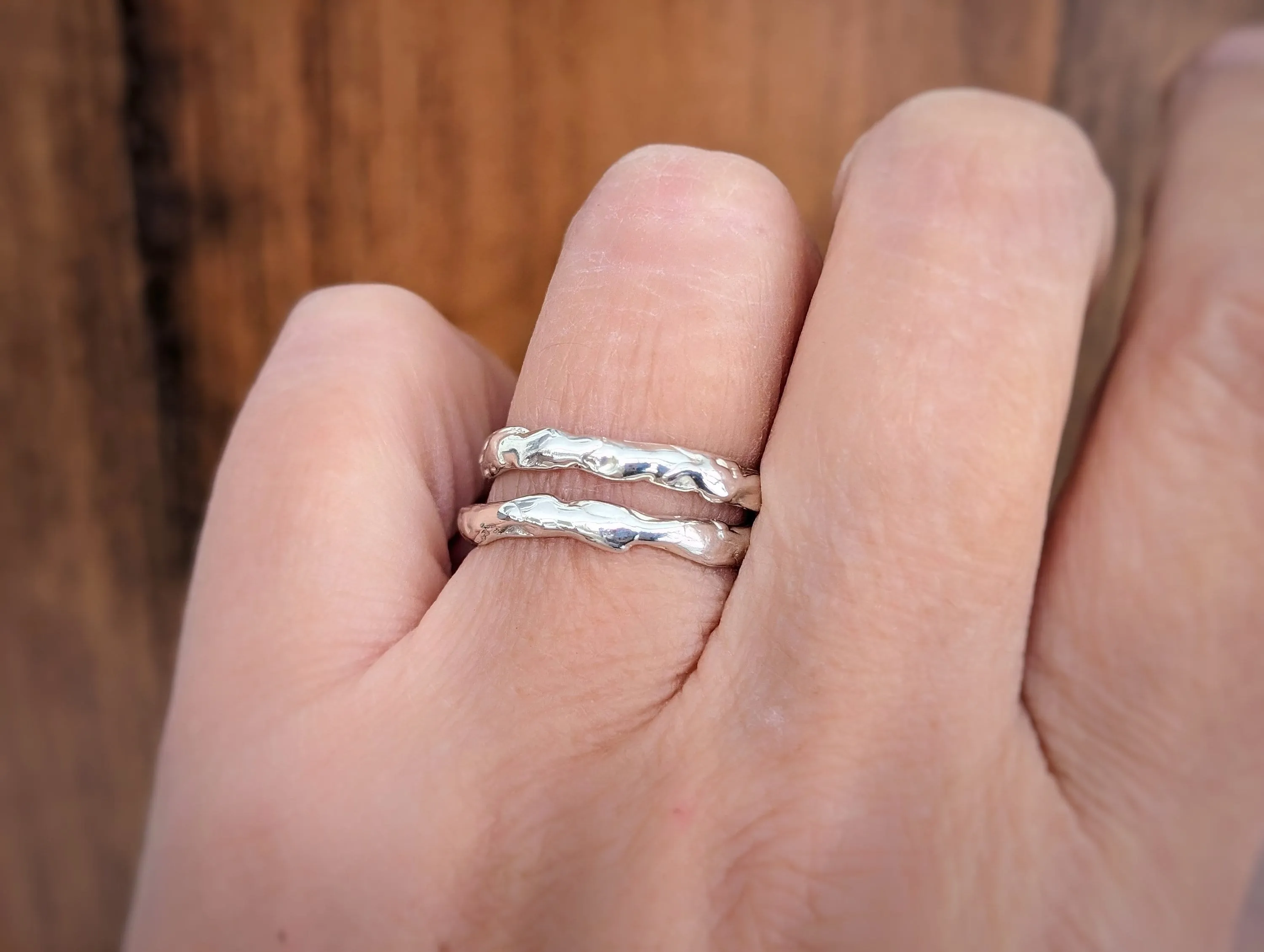 Molten Gold wedding band
