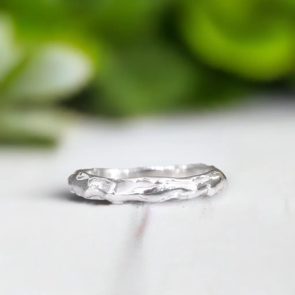 Molten Gold wedding band
