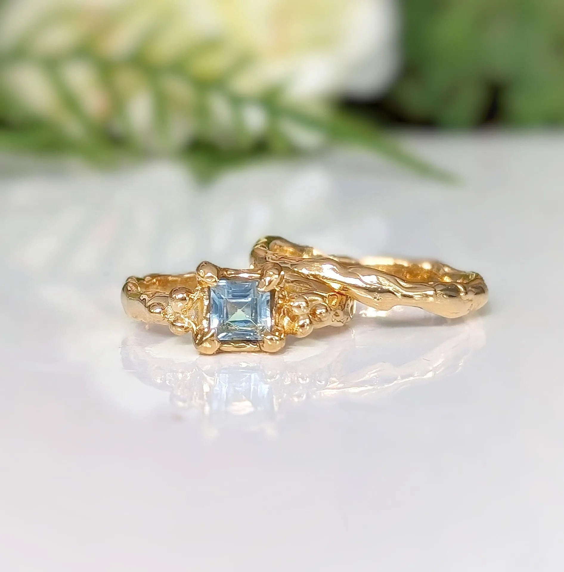 Molten Gold wedding band