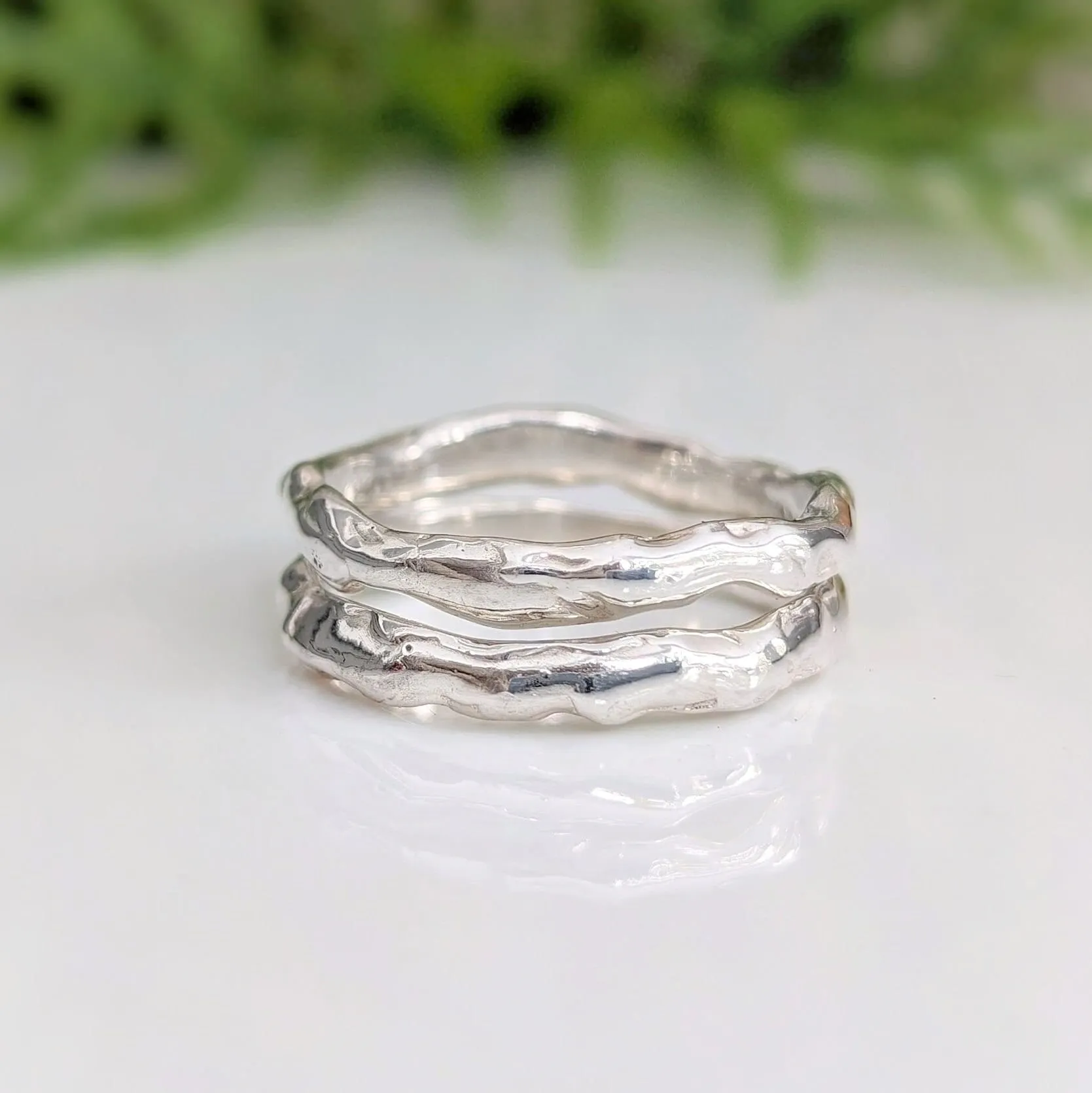 Molten Gold wedding band