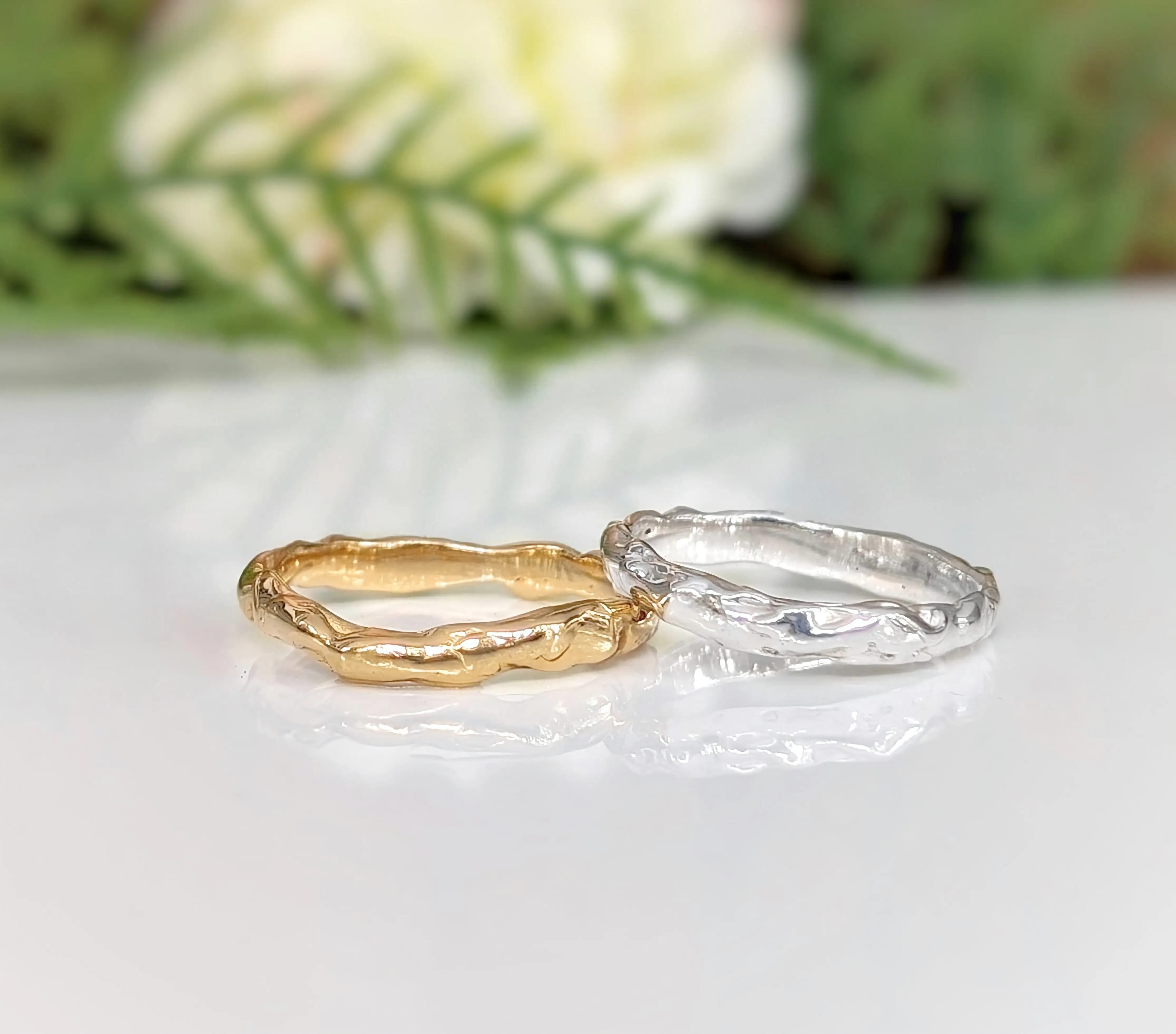 Molten Gold wedding band