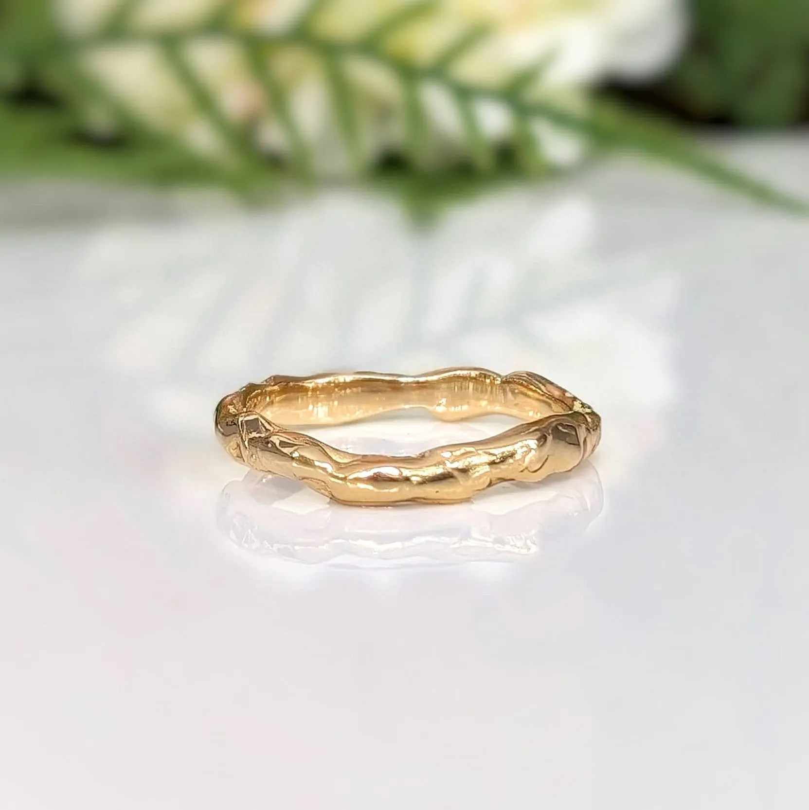 Molten Gold wedding band