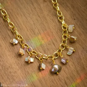 Mother of Pearl Drop Necklace