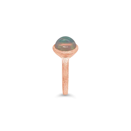 Opal & Rose Gold Ring