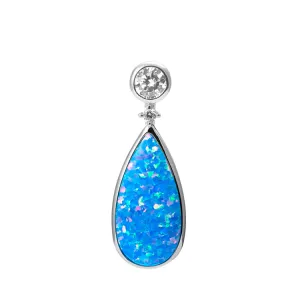 Opal Pendant, Sterling