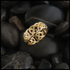 Open Josephine's Knot ring in 14K Gold