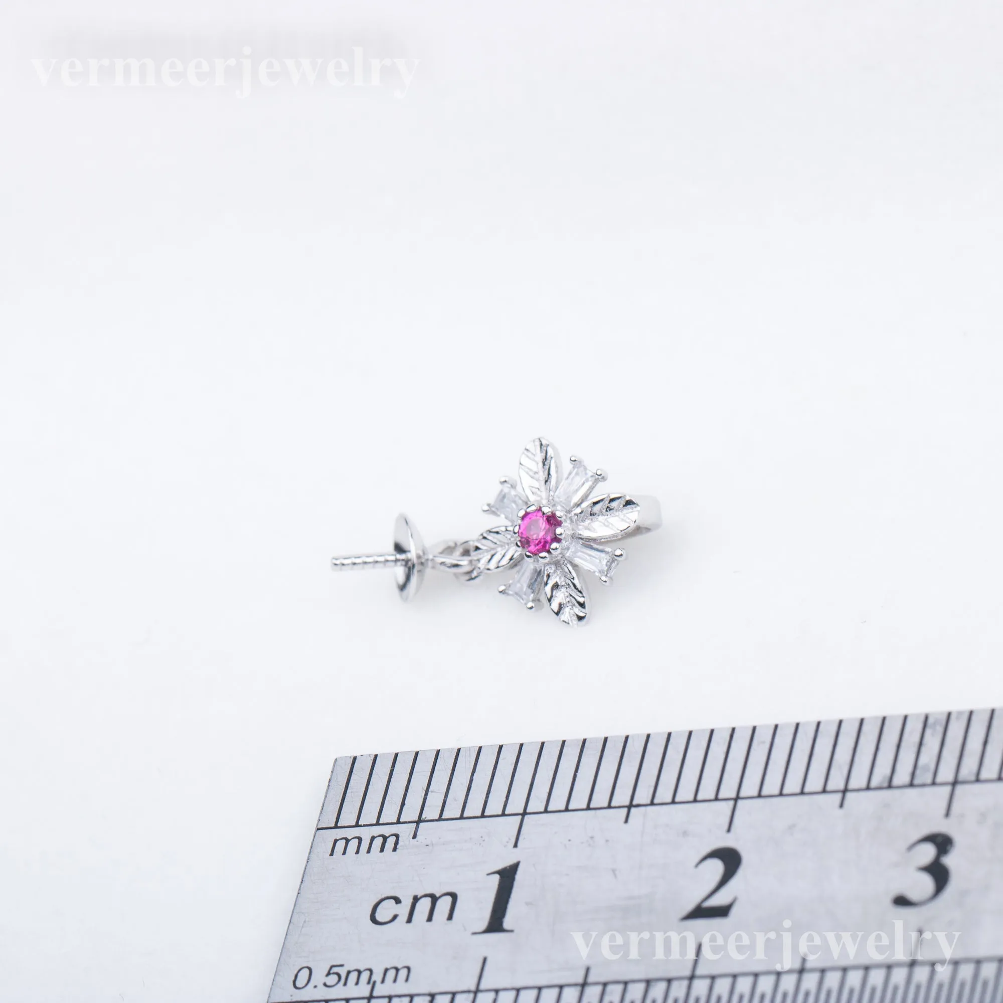 P010836 DIY 7-9mm Natural Freshwater pearl pendant accessory 925 sterling silver engagement jewelry necklace for women