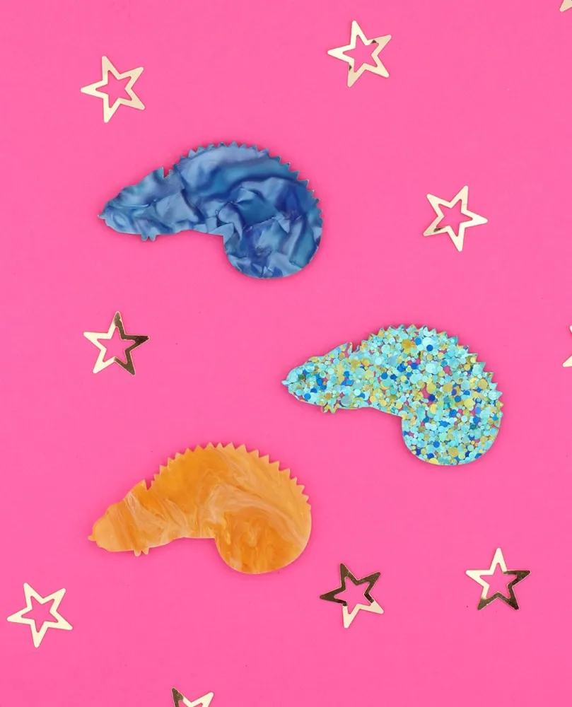 Pack HAPPY inserts for chameleon brooch