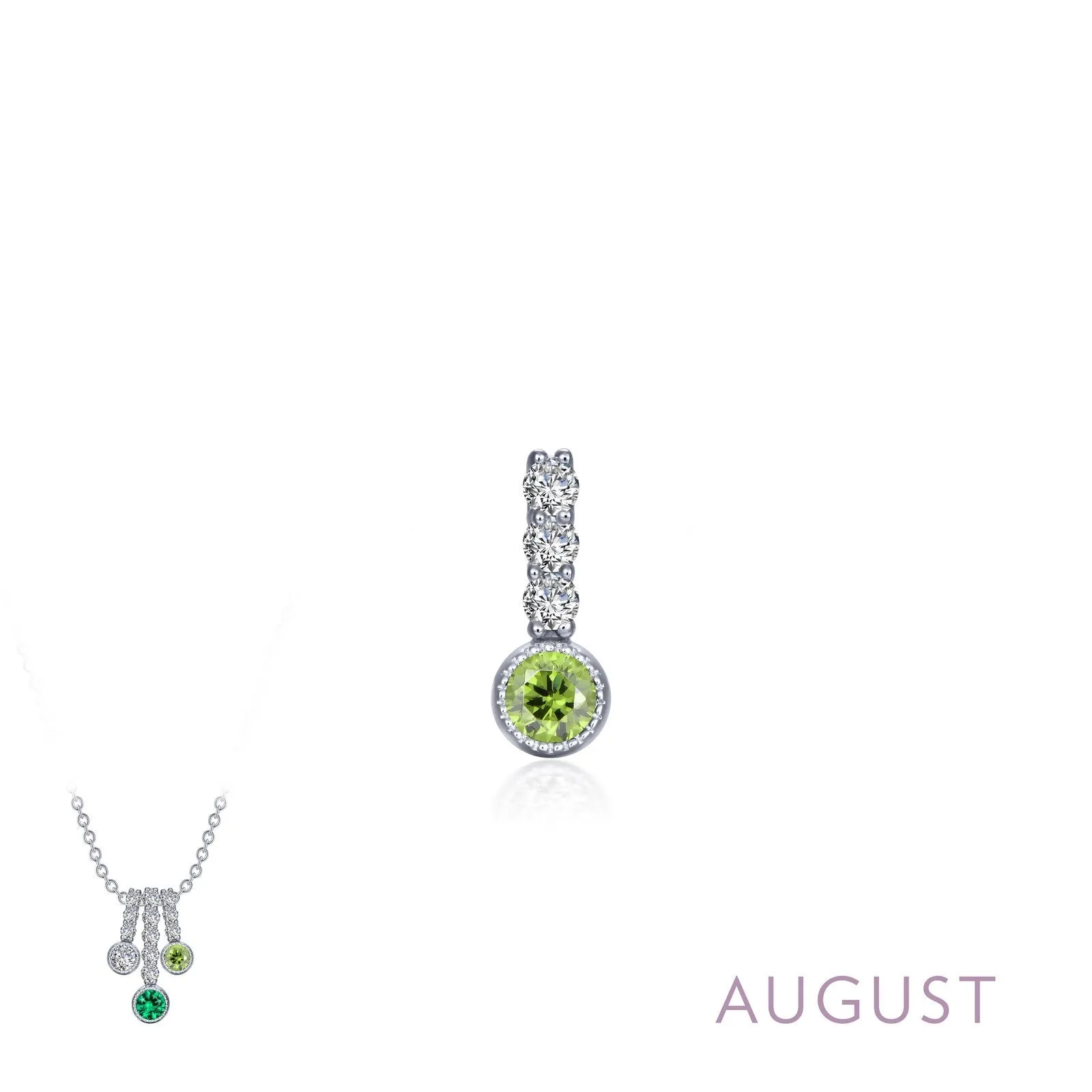 PD SIMULATED DIAMOND/ PERIDOT