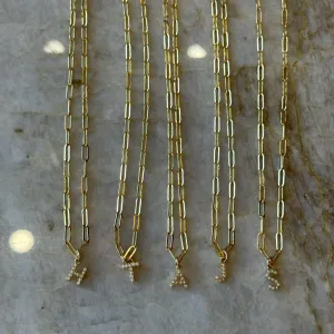 Pearl Initial Necklace