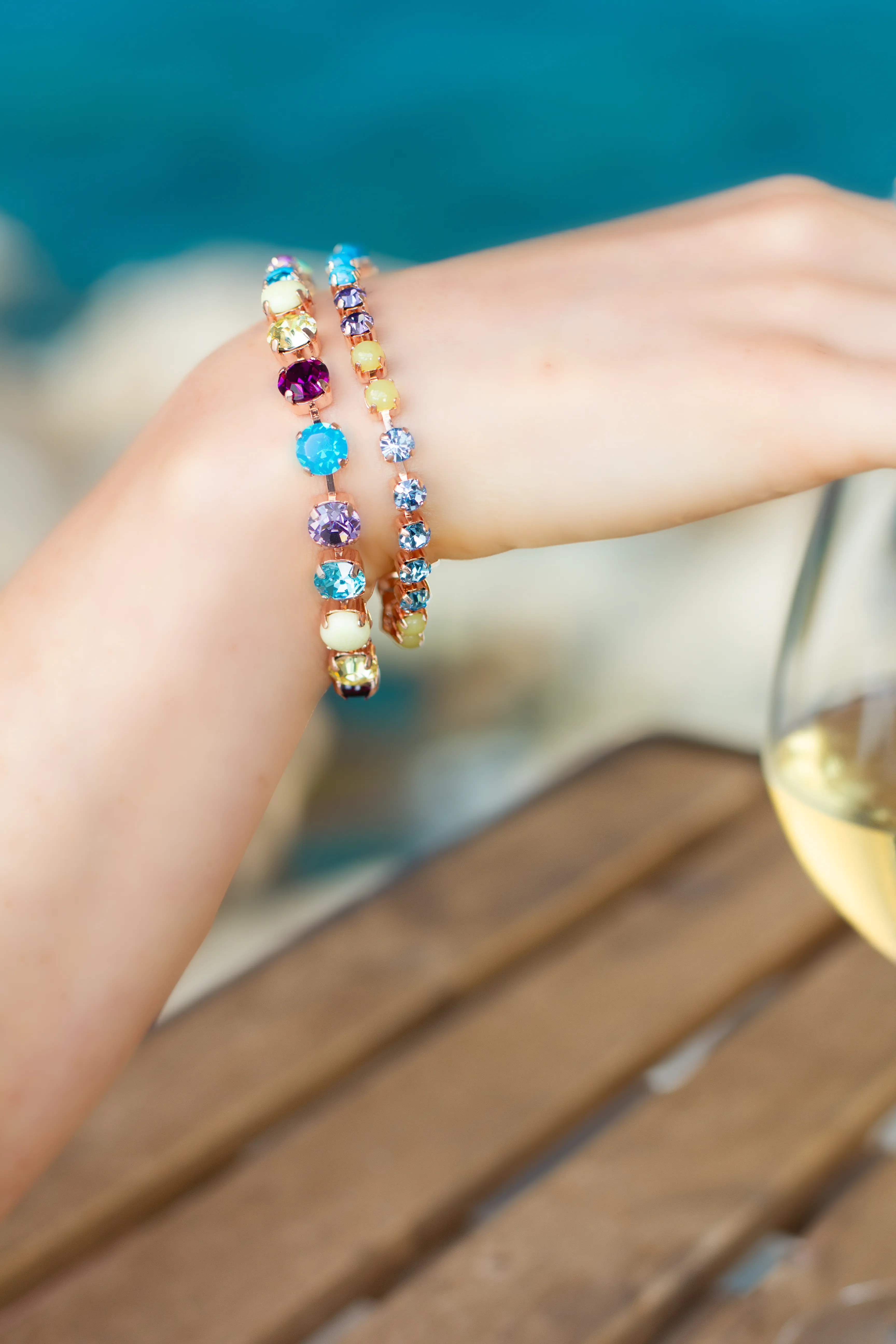 Petite Flower Cluster Necklace in "Vineyard Veranda" *Custom*