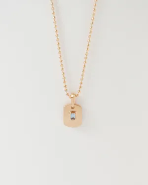 PICNIC NECKLACE | AQUAMARINE