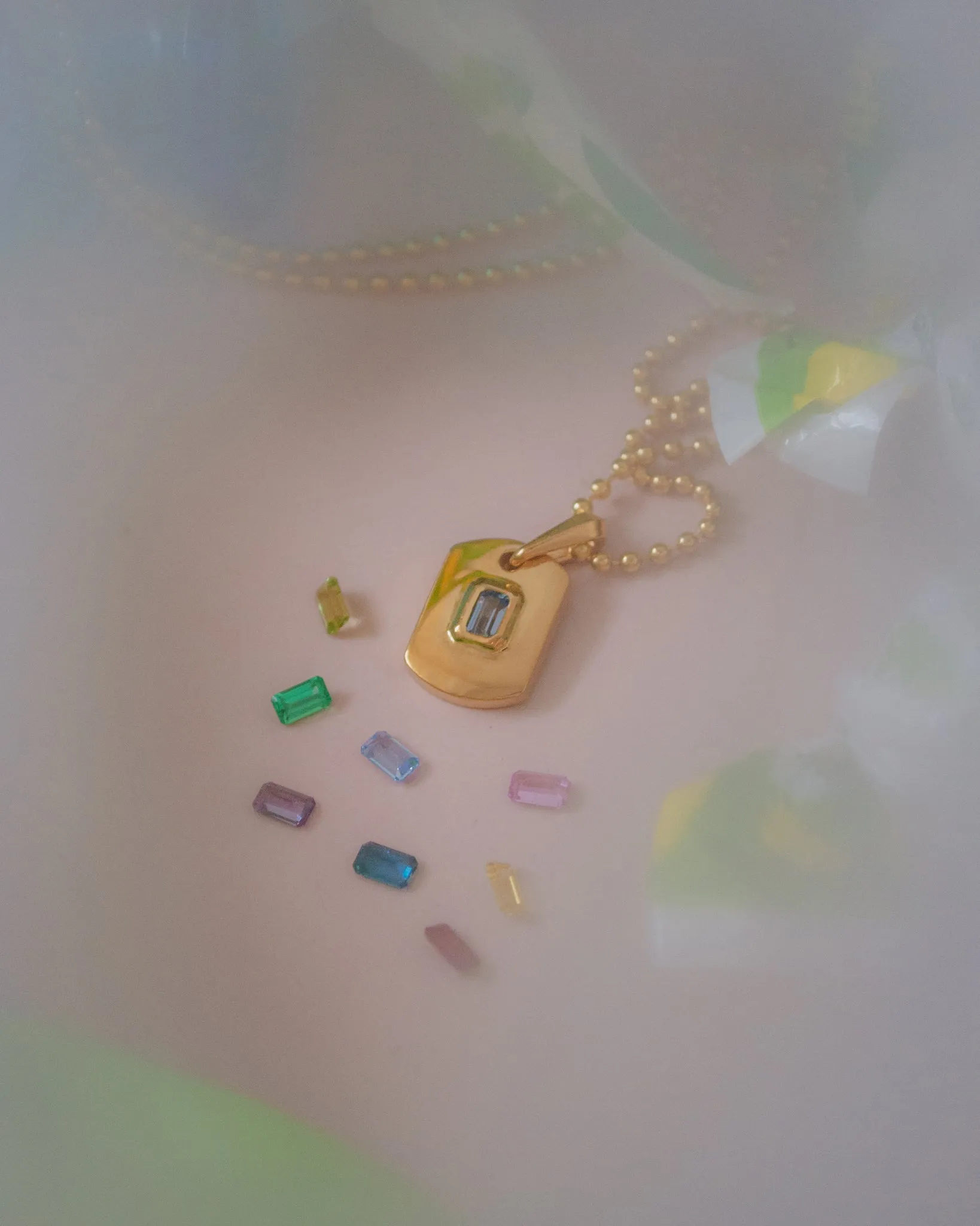 PICNIC NECKLACE | AQUAMARINE