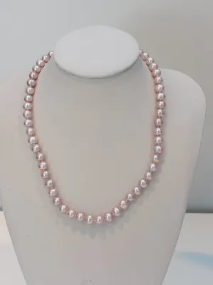 Pink Pearl Necklace