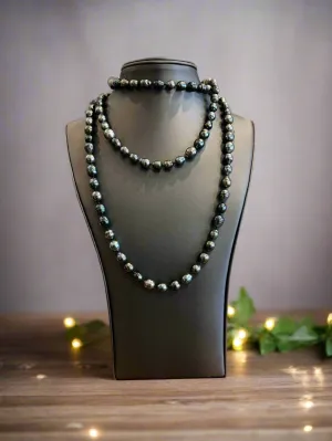 Plumb Silver Original Tahitian Pearl Necklace