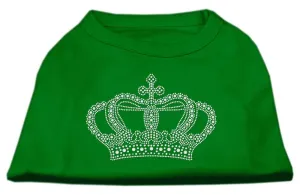 Rhinestone Crown Shirts Emerald Green XL (16)