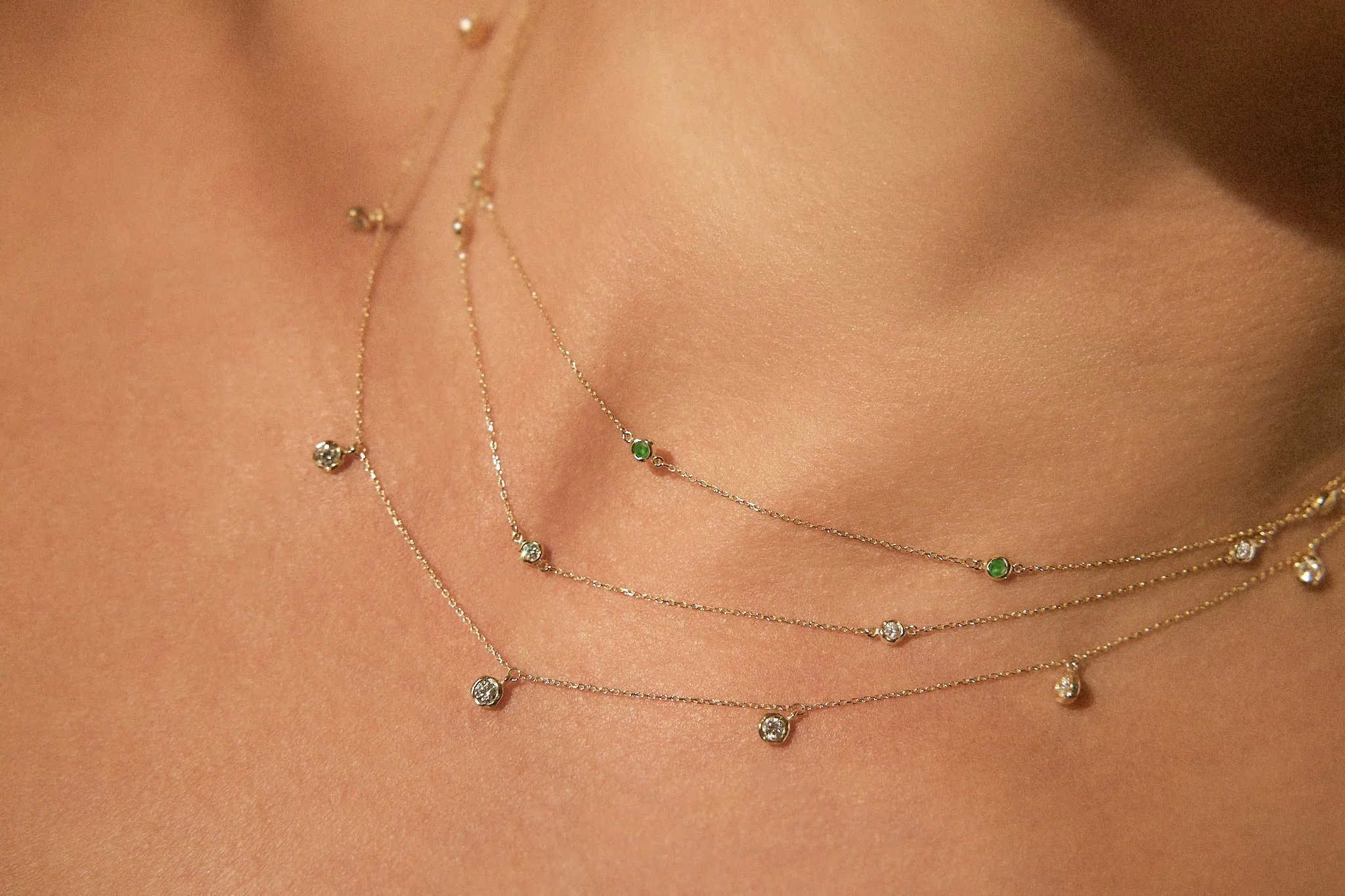 Ruby Station Necklace