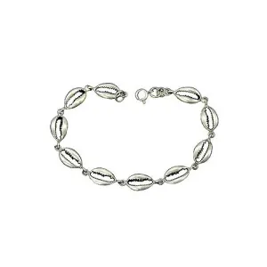 Silver Seashell Bracelet