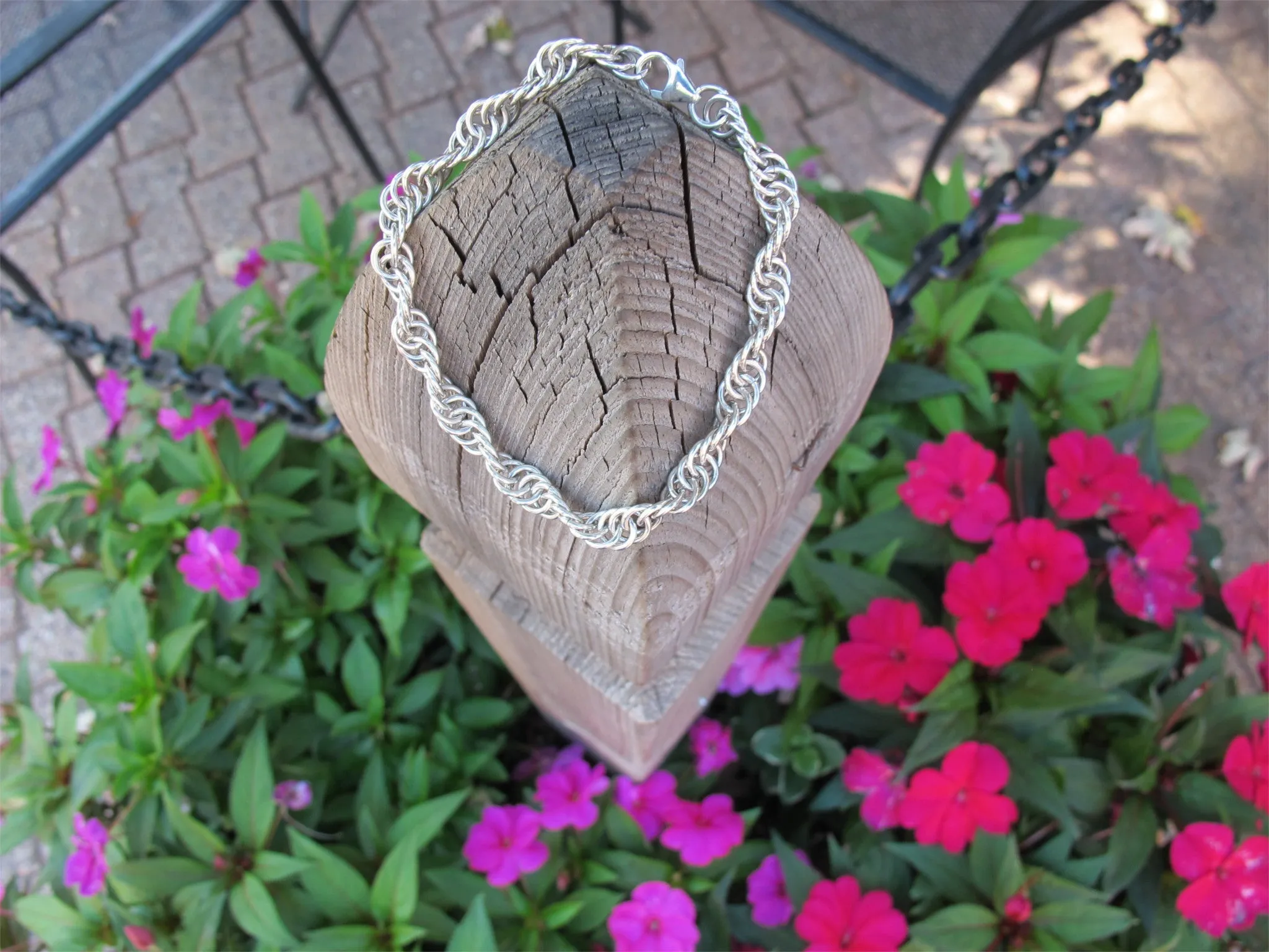 Sterling Silver Double Helix