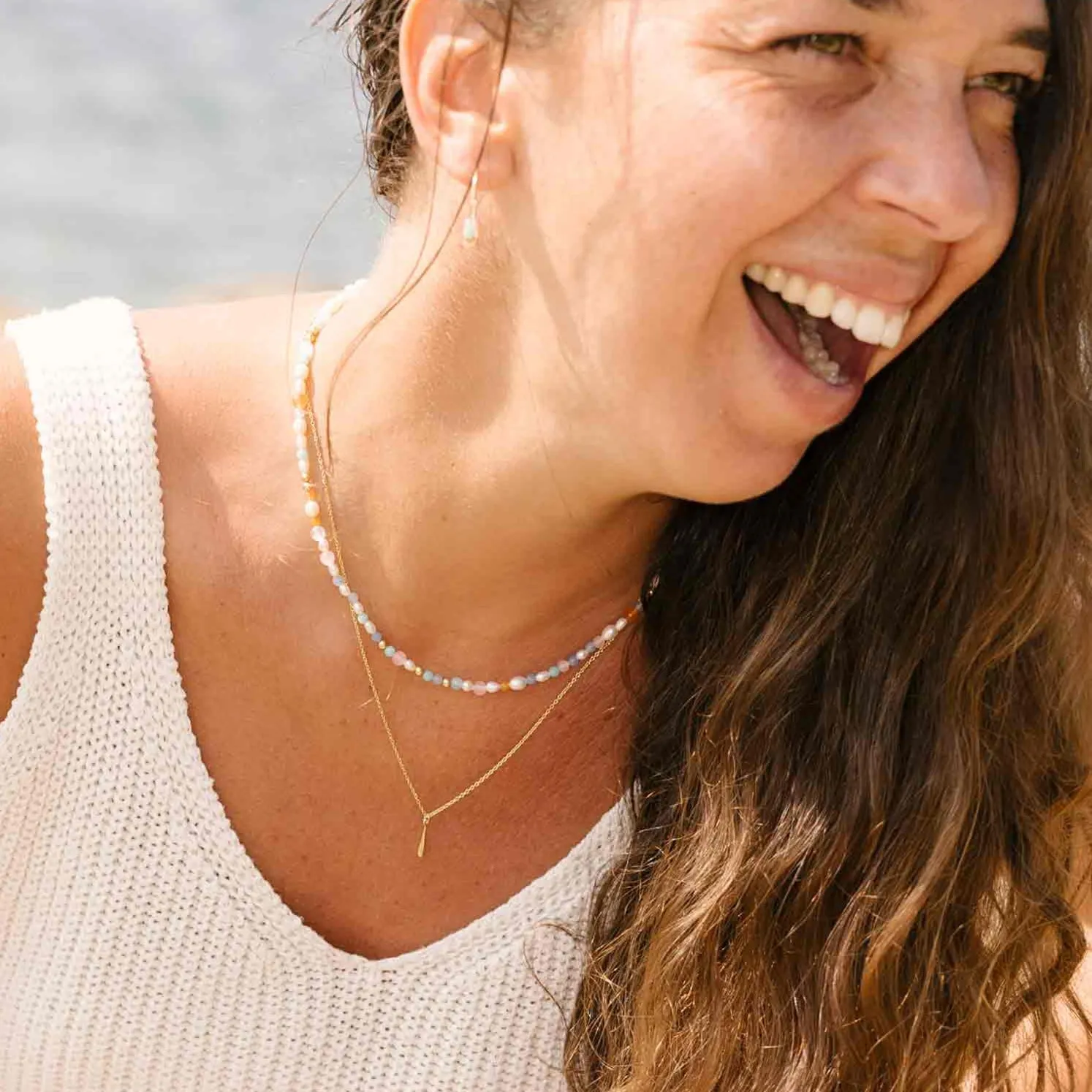 Summer Pearl Necklace
