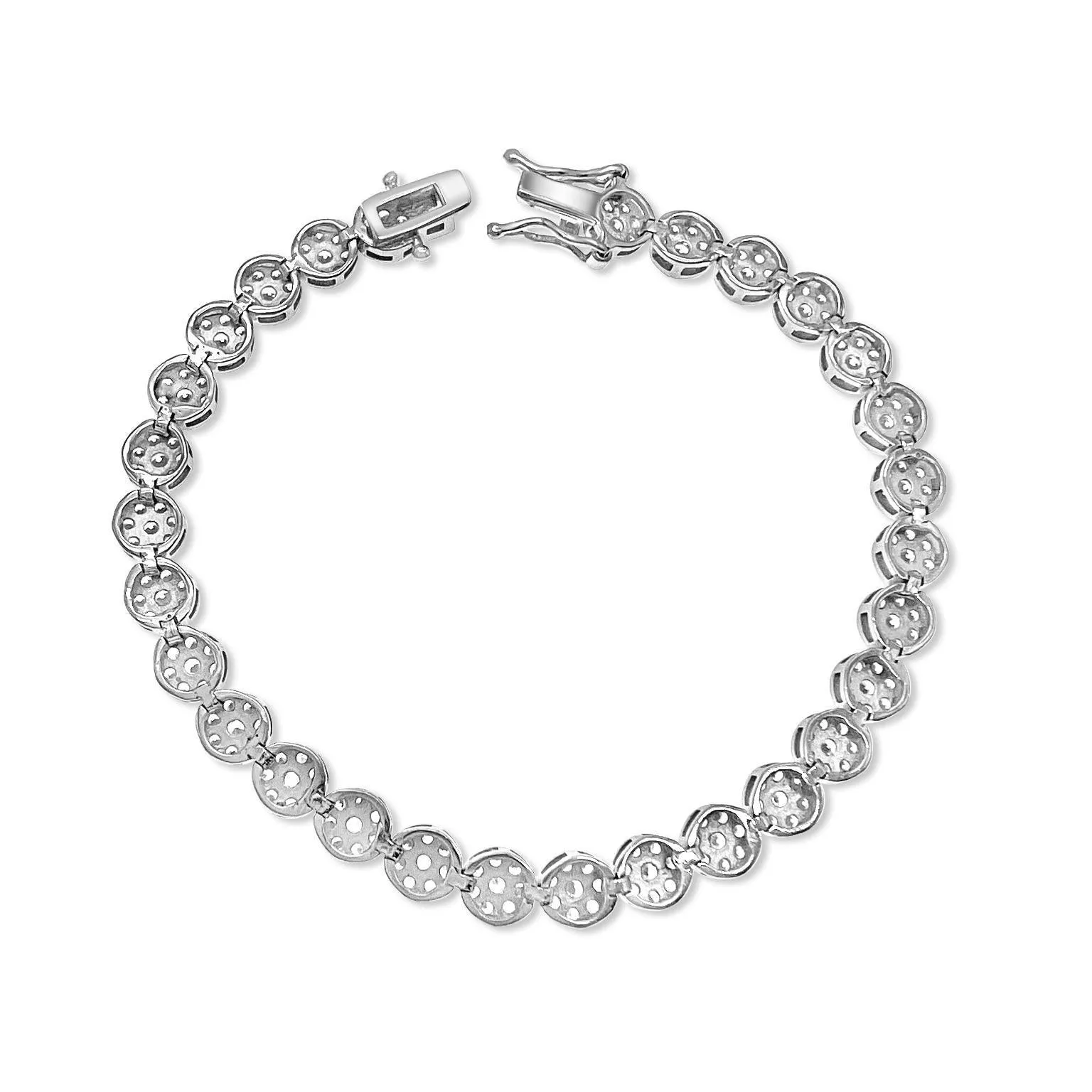 Tennis Bracelet 925 Sterling Silver Size 8 inch