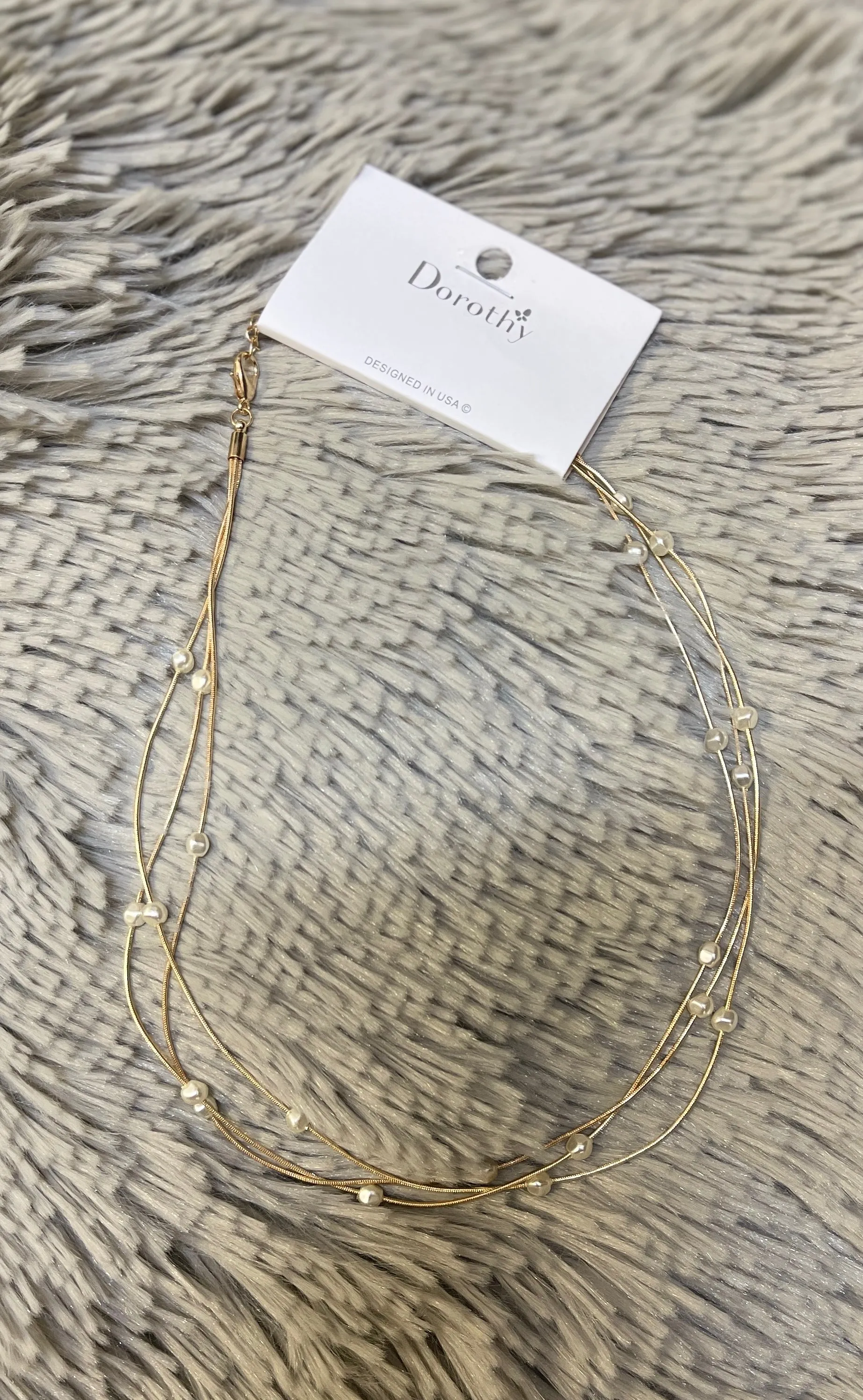 Twist of Fate Layered Pearl Necklace