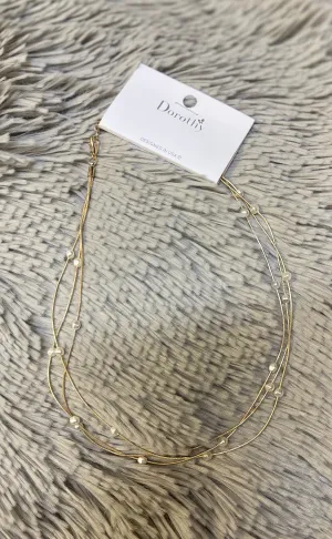 Twist of Fate Layered Pearl Necklace