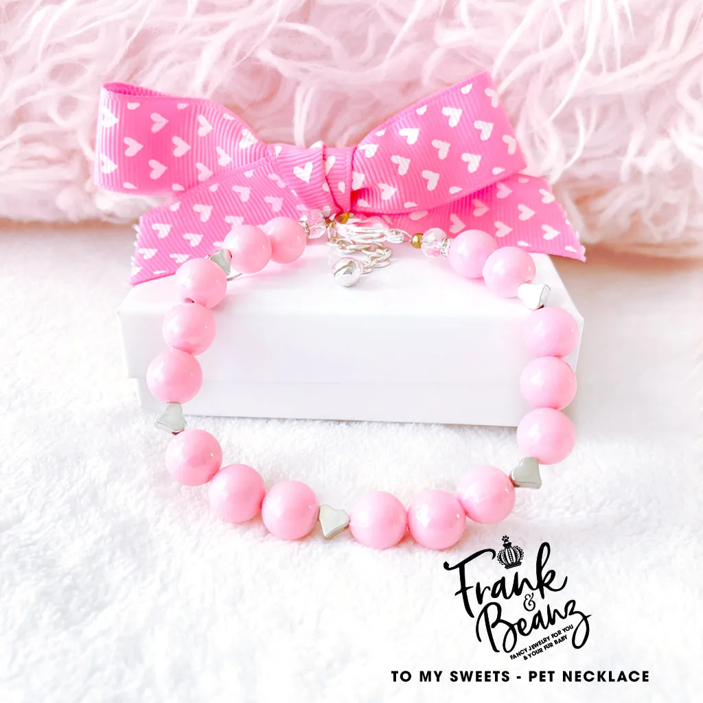 Valentines Dog Necklace Collar Cat Name Necklace Pet Accessories