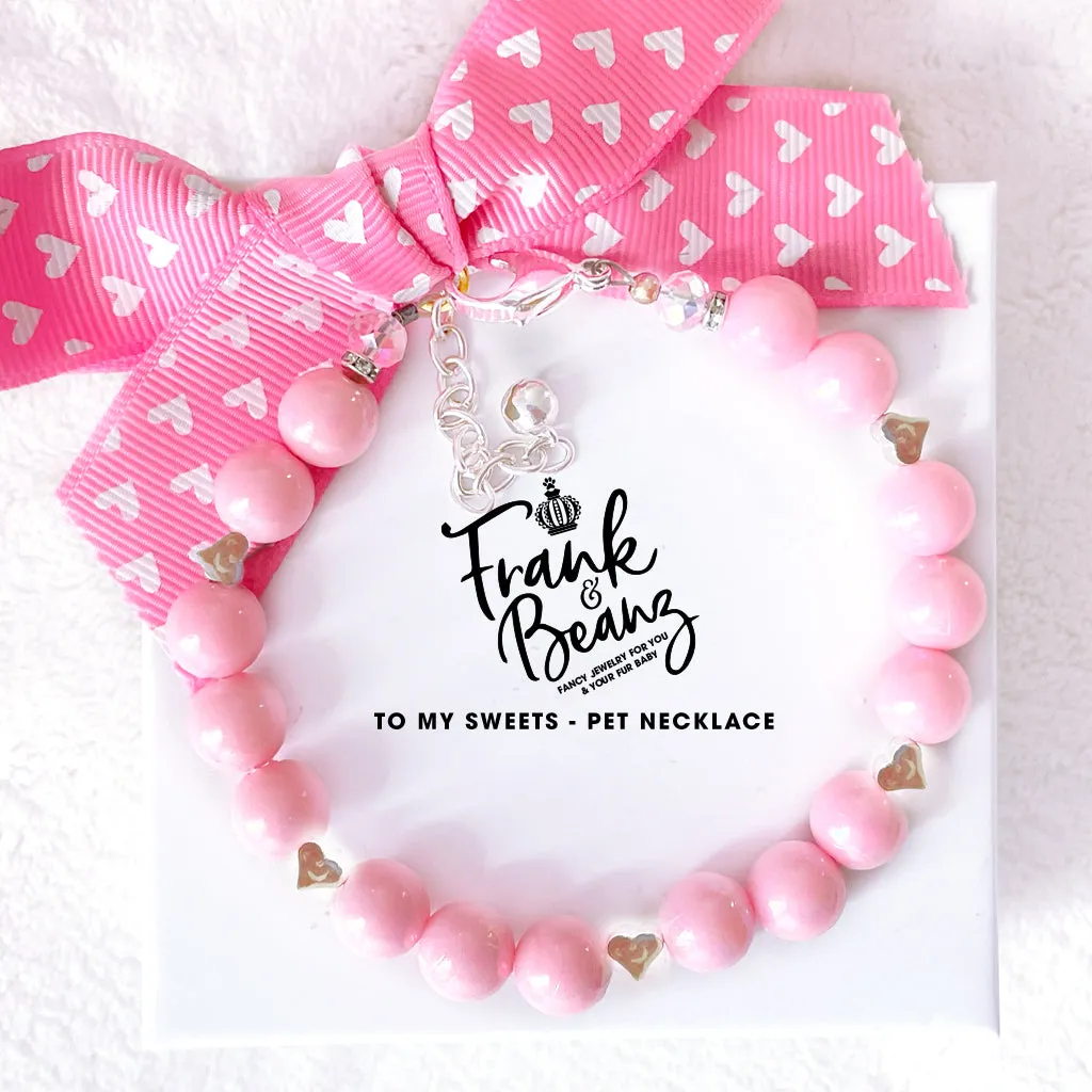 Valentines Dog Necklace Collar Cat Name Necklace Pet Accessories