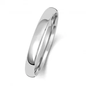 Wedding Band 18K Slight Court 2.5mm-1.4 Wedding  Ring WQ112WM/I