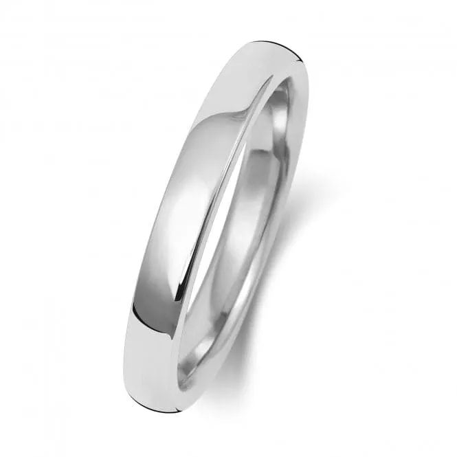 Wedding Band 9K Soft Court 2.5 mm-1.4 Wedding  Ring W132WM