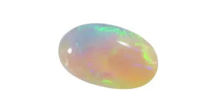 White Opal, Oval 0.80ct Lightning Ridge