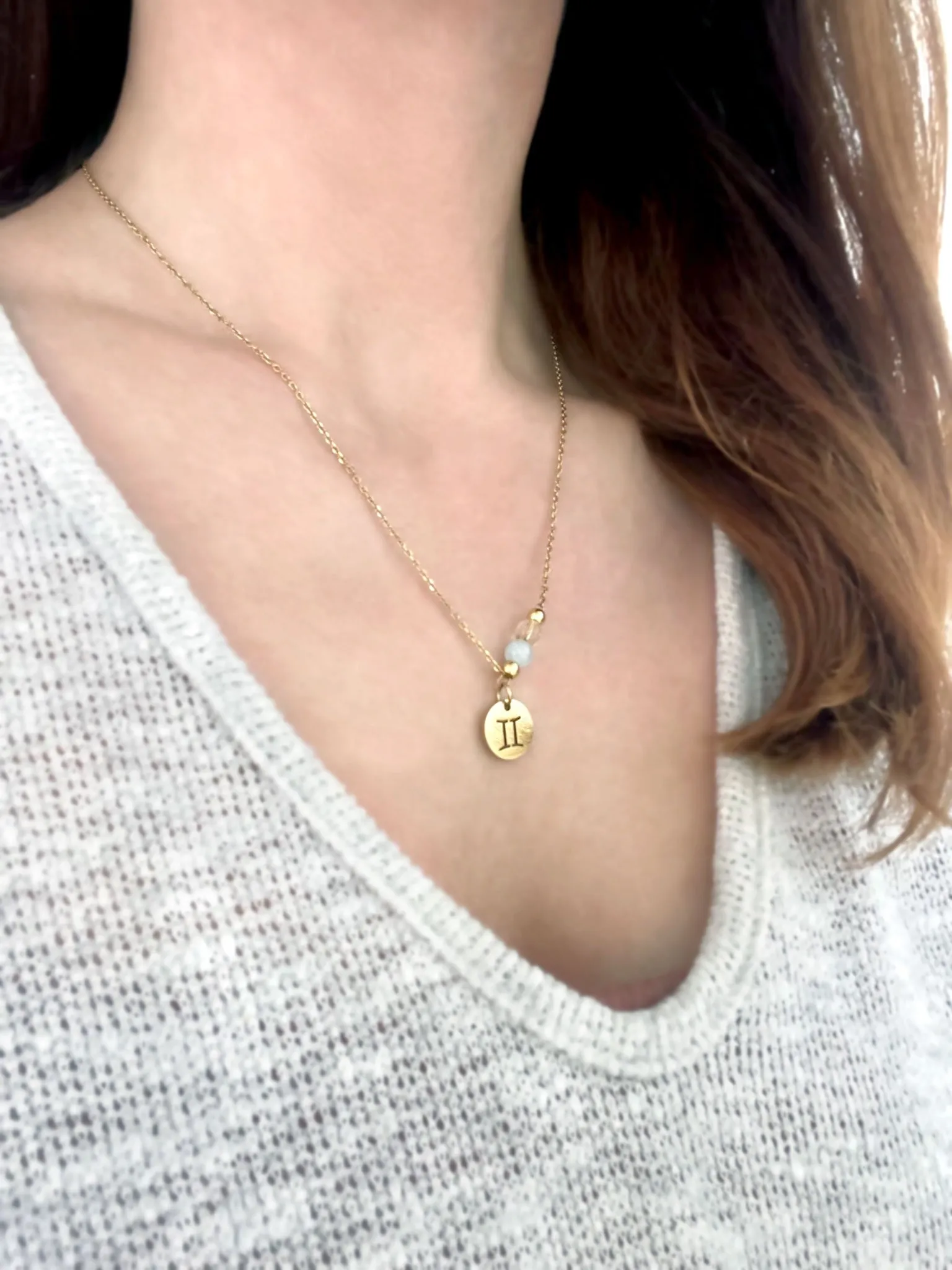 Zodiac Necklace Gemini